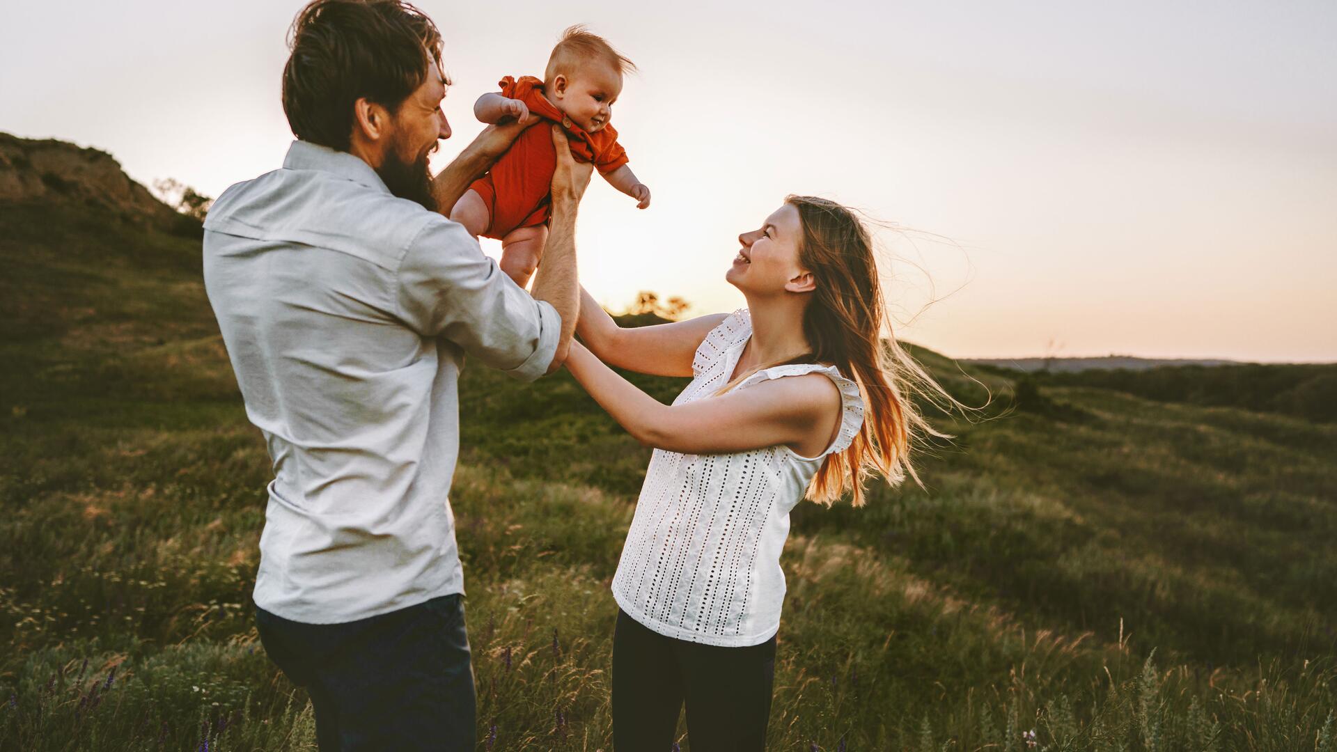 Familie på tur