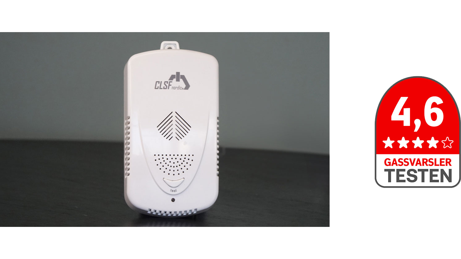CLSF HS1515 gassvarsler, 4,6 av 5 i score