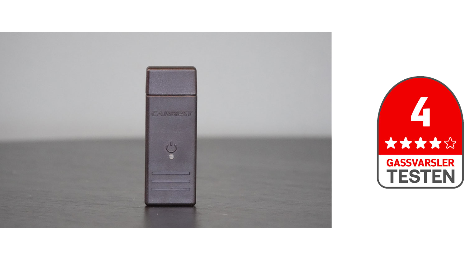 Carbest USB GasStick gassvarsler, 4 av 5 i score