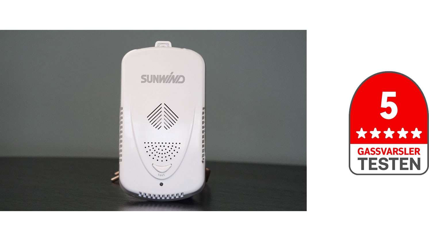 Sunwind Gylling gassalarm, 5 av 5 score