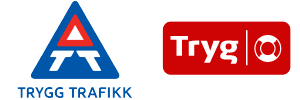 Logo Trygg Trafikk og Tryg