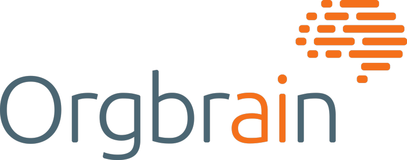 Orgbrain-logo liggende